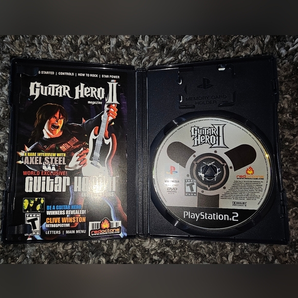 Guitar Hero II PS2 Playstation 2 Complete Greatest Hits Tested and Working - Picture 4 of 4